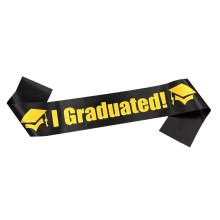 وشاح تخرج بعبارة "I Graduated" وشاح تخرج بعبارة "I Graduated"