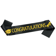 وشاح تخرج بعبارة "congratulations" وشاح تخرج بعبارة "congratulations"
