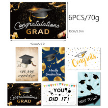 graduation season card blessing message Set - 6 cards - style 3