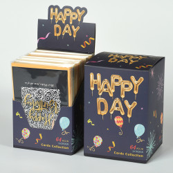 64 Pcs in 16 design Greeting Card collection