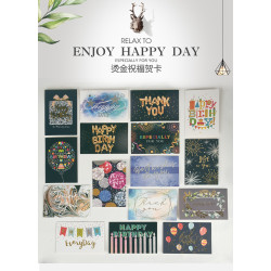 64 Pcs in 16 design Greeting Card collection
