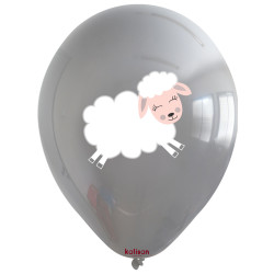 12 inch Cute Sheep Balloons 25 pcs