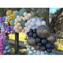 بالون سفاري تمساح مطبوع كروم اخضر(25 حبة)