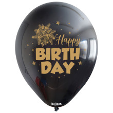 12 inch Happy Birthday Bow Balloons 25 pcs 12 inch Happy Birthday Bow Balloons 25 pcs