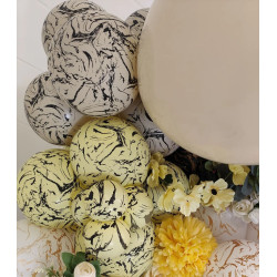 12 INCH SPACE NEBULA MACARON PINK KALISAN LATEX BALLOONS (25)