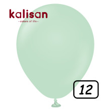 12 inch balloon Macaron Matte Green 100 pcs 12 inch balloon Macaron Matte Green 100 pcs