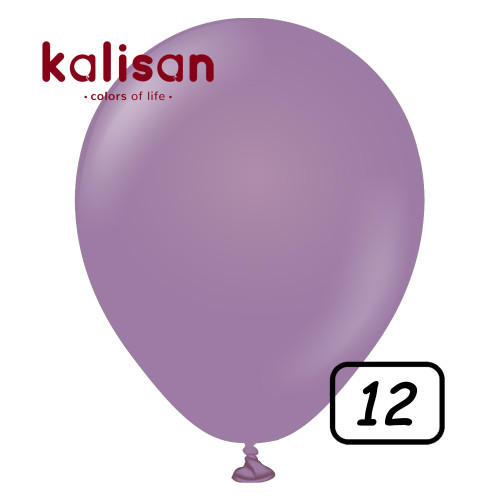 12 inch Retro Latex Balloons Lavender - 100 Pcs 12 inch Retro Latex Balloons Lavender - 100 Pcs