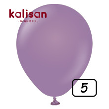 5 inch Retro Latex Balloons Lavender - 100 Pcs