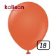 18 inch Retro Latex Balloons Rust Orange - 25 Pcs 18 inch Retro Latex Balloons Rust Orange - 25 Pcs