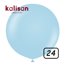 24 inch balloon Macaron Matte Blue 2 pcs