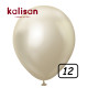 12 inch balloon chrome White Gold 50 pcs