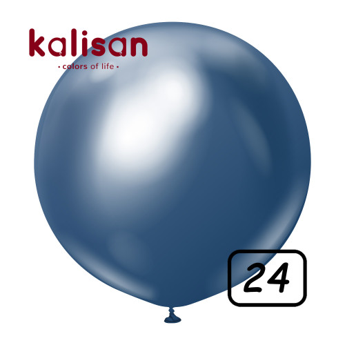 24 inch balloon chrome Navy 2 pcs 24 inch balloon chrome Navy 2 pcs
