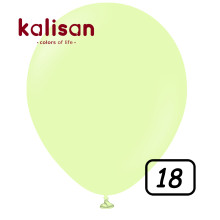 18 inch balloon Macaron Pistachio - 25 pcs