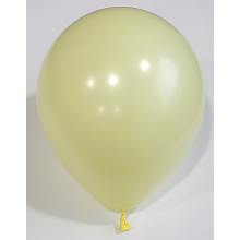 12 inch balloon Macaron Matte Yellow 100 pcs