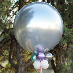 12 inch balloon chrome Silver 50 pcs