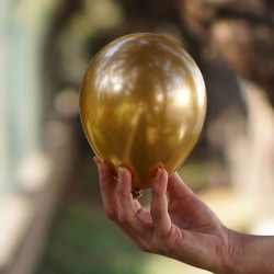 5 inch balloon chrome Gold 100 pcs