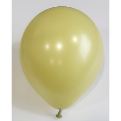 5 inch Retro Latex Balloons Olive - 100 Pcs