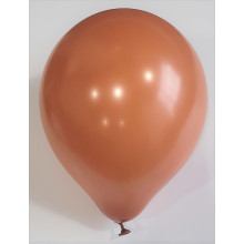 18 inch Retro Latex Balloons Rust Orange - 25 Pcs