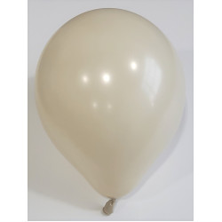5 inch Retro Latex Balloons White Sand - 100 Pcs