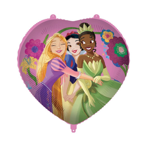 Foil Balloon heart shaped 18 inch Princess Live Your story Disney Foil Balloon heart shaped 18 inch Princess Live Your story Disney