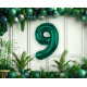 85 cm Numbers 9 Dark Green foil balloon 85 cm Numbers 9 Dark Green foil balloon
