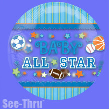 بالون مولود ولادي شكل كورة 26 إنش بالون مولود ولادي شكل كورة 26 إنش