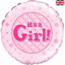 18 inch It's a Girl Foil balloon 18 inch It's a Girl Foil balloon