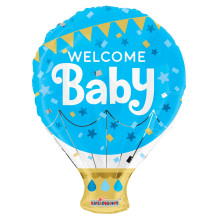18 inch PR WELCOME BABY BLUE SHAPE 18 inch PR WELCOME BABY BLUE SHAPE