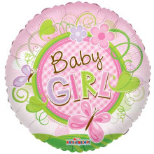 18 inch BABY GIRL BUTTERFLY CLEAR VIEW 18 inch BABY GIRL BUTTERFLY CLEAR VIEW