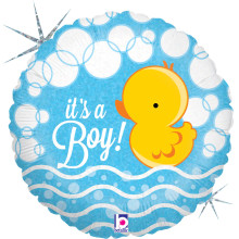 18 inch Bubble Ducky Boy balloon 18 inch Bubble Ducky Boy balloon