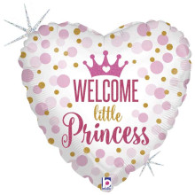 18 inch Glitter Baby Princess Foil balloon