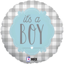 بالون مولود ولادي مربعات 18 إنش بالون مولود ولادي مربعات 18 إنش