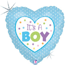 18 inch Baby Boy Dots balloon 18 inch Baby Boy Dots balloon