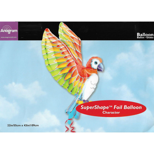 43 inch Tropical Parrot Foil balloon