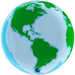 15 inch Globe Earth 4D Foil balloon