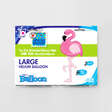 150 cm Special Delivery Flamingo Foil balloon
