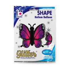 46 inch Radiant Butterfly Pink Foil balloon