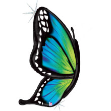 46 inch Radiant Butterfly Blue Foil balloon