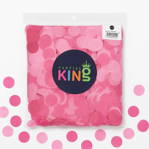 Baby Pink Paper Dots Confetti for Gender Reveal (100g) Baby Pink Paper Dots Confetti for Gender Reveal (100g)