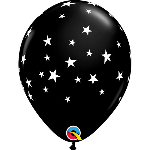 11 inch LATEX ONYX CONTEMPO STARS balloon - 25 Pcs