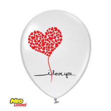 12 inch i love you red heart (White) 50 count 12 inch i love you red heart (White) 50 count