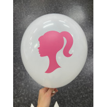 12 inch Barbie Printed Balloons 25 count