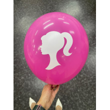 12 inch Barbie Printed Balloons 25 count