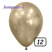 بالون مطاط ذهبي كروم سمبرتيكس 50 حبة 12 إنش بالون مطاط ذهبي كروم سمبرتيكس 50 حبة 12 إنش
