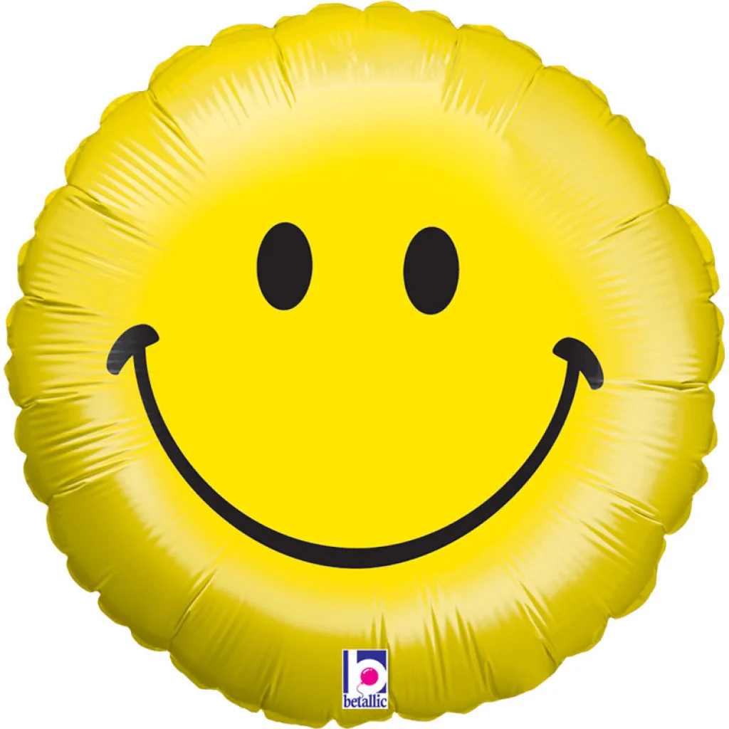 18 inch Smiley Face Foil balloon | Winner Party