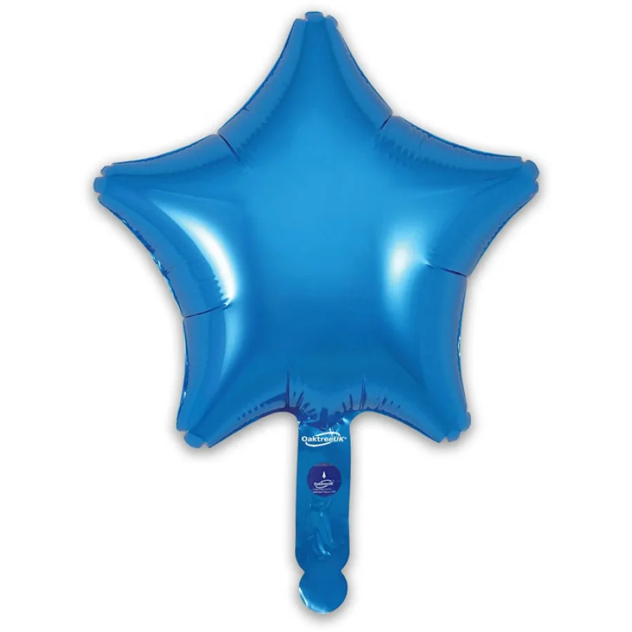 Unique Party Riesen Stern Ballon – 101,6 Cm Blauer 12-Punkt Folienballon | Für Geburtstag, Silvester & Partys