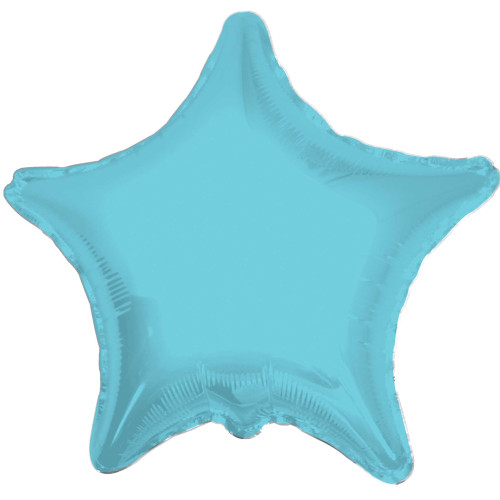 18 inch SOLID STAR BABY BLUE Foil Balloons 18 inch SOLID STAR BABY BLUE Foil Balloons