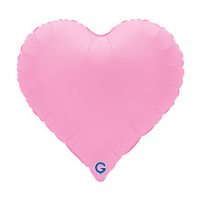 18 inch Sweetie Heart Soft Matte Sakura Pink balloon