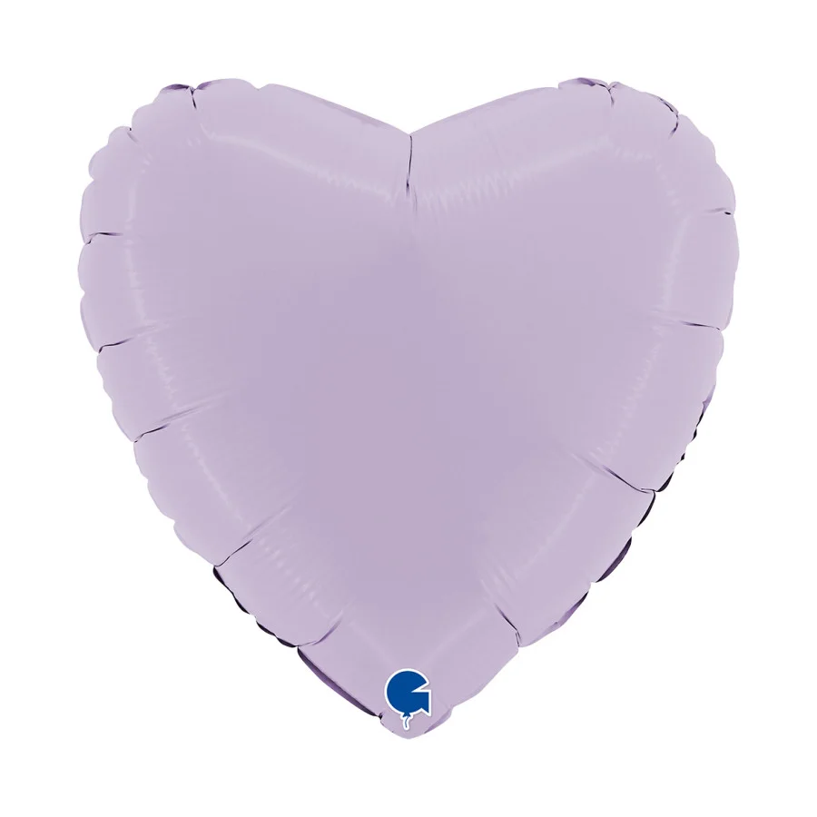 18 inch Heart Matte Lilac Foil Balloons | Winner Party