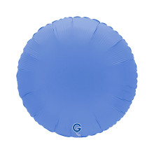 18 inch Round Soft Matte Lotus Blue balloon